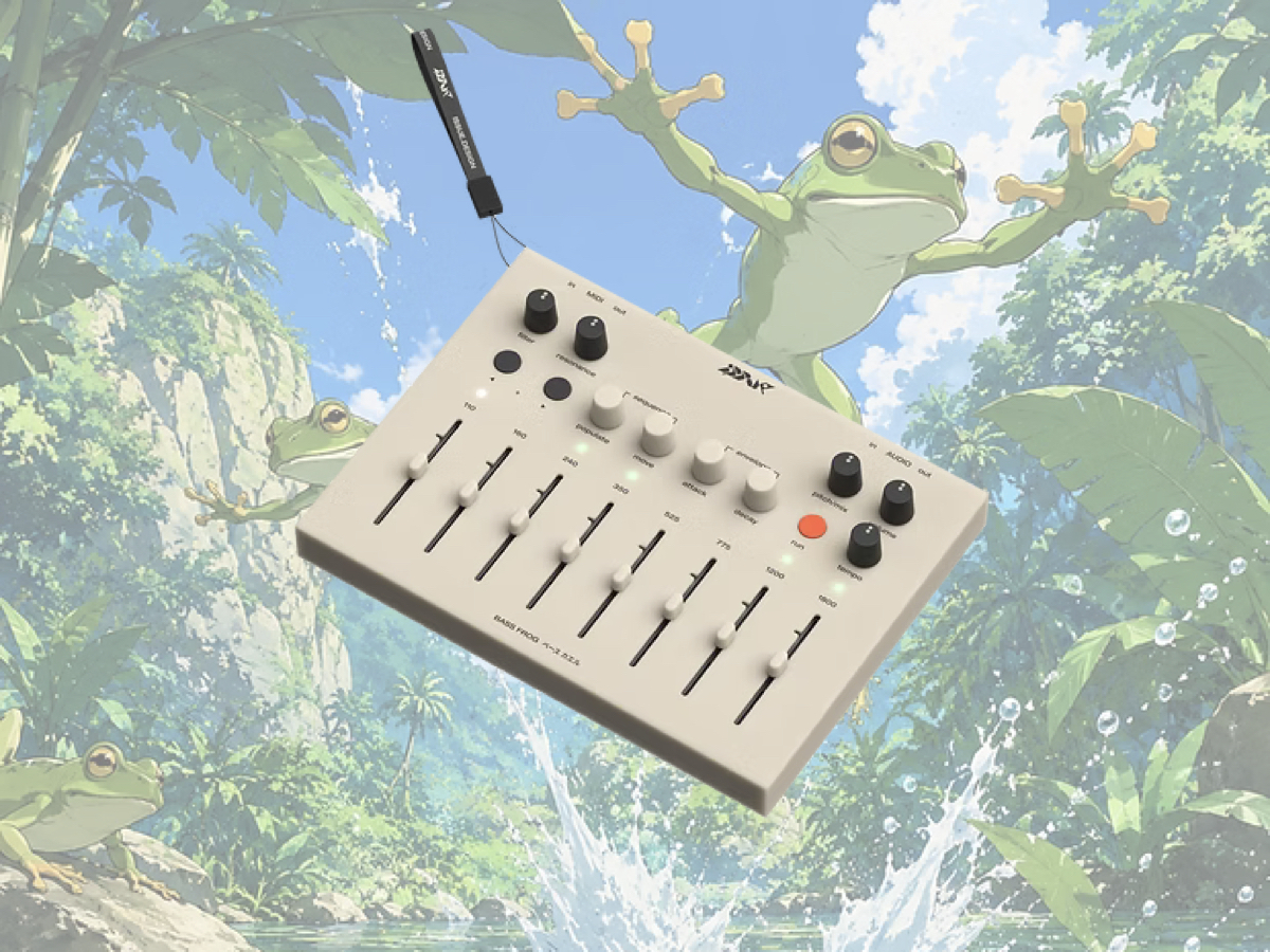 issue.design Bass Frog, un banco de filtros muy chulo que actúa como sintetizador y como secuenciador