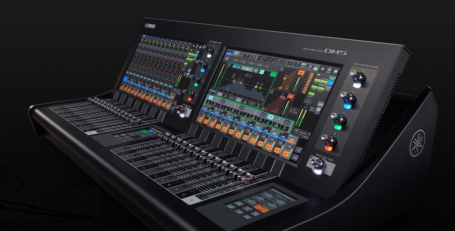 Yamaha DM5 y DM5C (Compact), nueva gama media de mesas digitales compactas