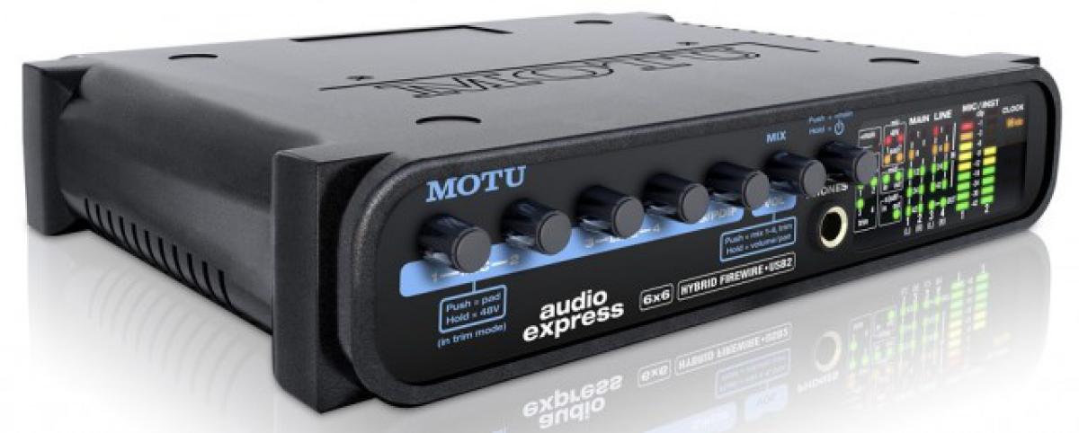 Nueva interfaz Audio Express de MOTU | Hispasonic