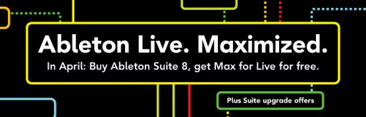 Max for Live gratis con Ableton Suite 8 y nuevo sinte The Granulator