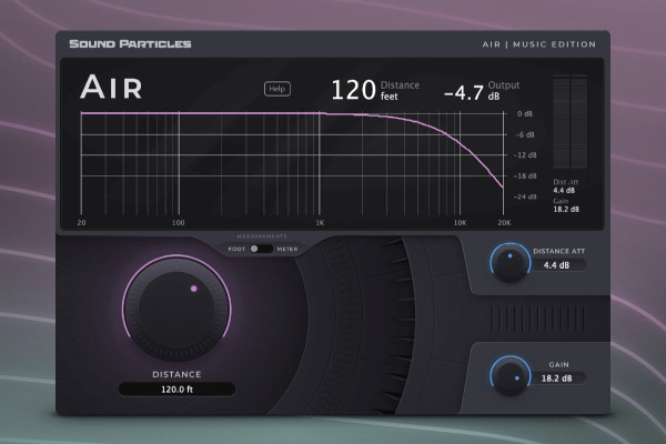 Sound Particles Air ME, un plugin gratuito para ajustar la distancia de los instrumentos en la mezcla