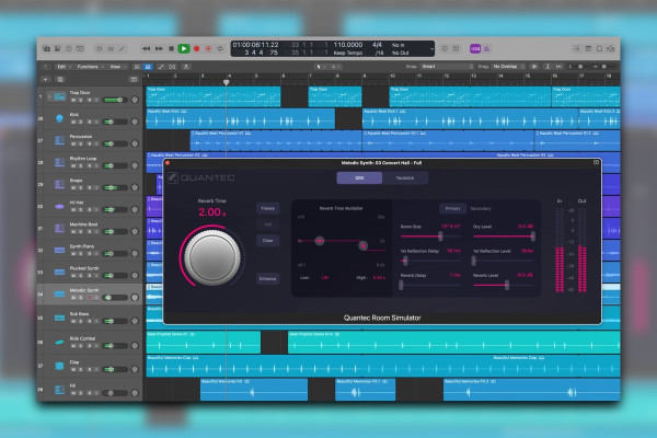 Apple Logic Pro 11.1 llega con la reverb Quantec Room Simulator, buscador de plugins y otras novedades