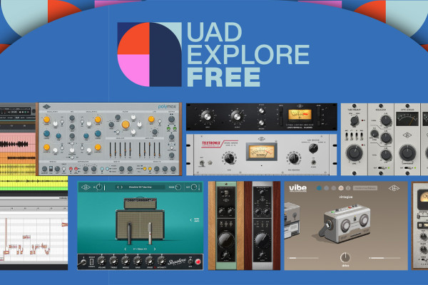 UAD Explore FREE: el paquete gratuito con 8 plugins y Luna DAW de Universal Audio