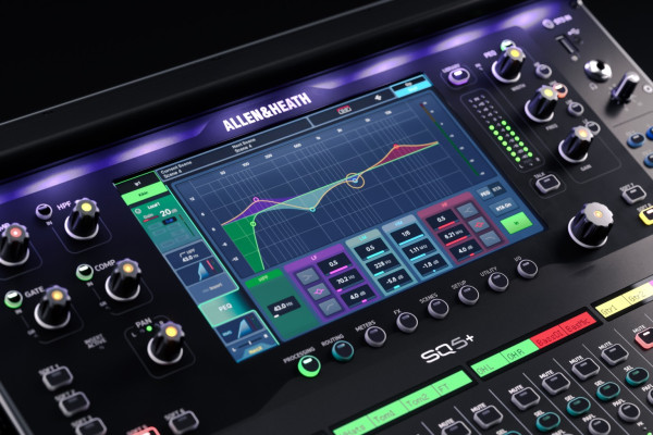 Allen & Heath SQ+: nueva generación de mezcladores compactos con más potencia y mejores efectos