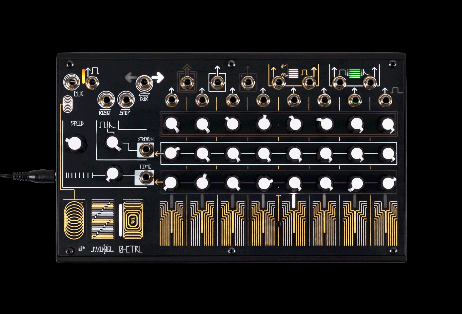 Make Noise O-Coast セミモジュラーシンセサイザー 噛み合わ