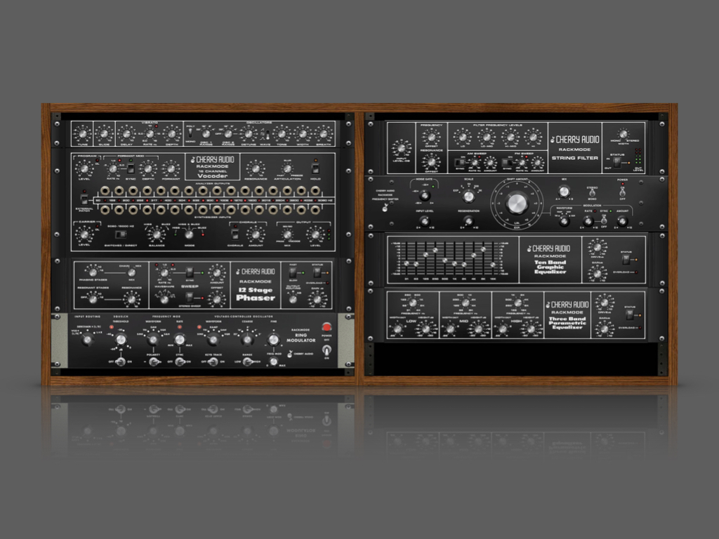 Cherry Audio emula un rack de procesadores Moog en su nuevo Rackmode Signal Processors Hispasonic