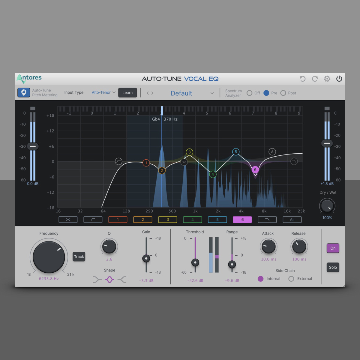 Antares Auto-Tune Vocal EQ, equalizer for voices with integrated pitch detection