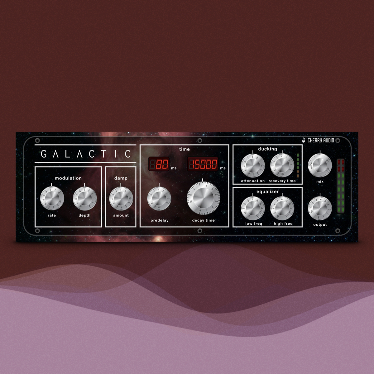 Cherry Audio Galactic Reverb, un plugin de reverb algorítmica con