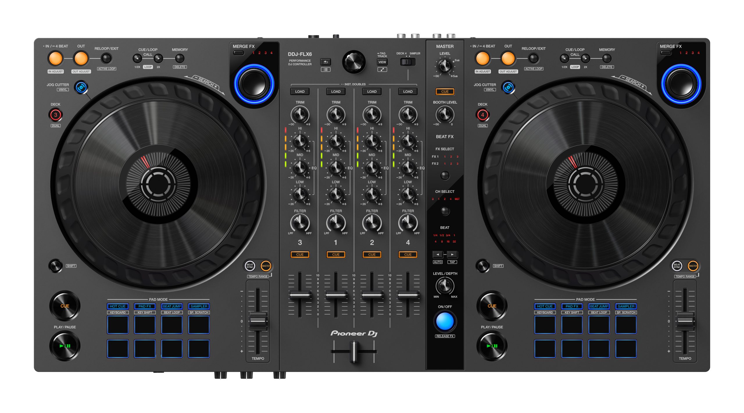 Pioneer DJ DDJ-400 Controladora DJ 2 Canales
