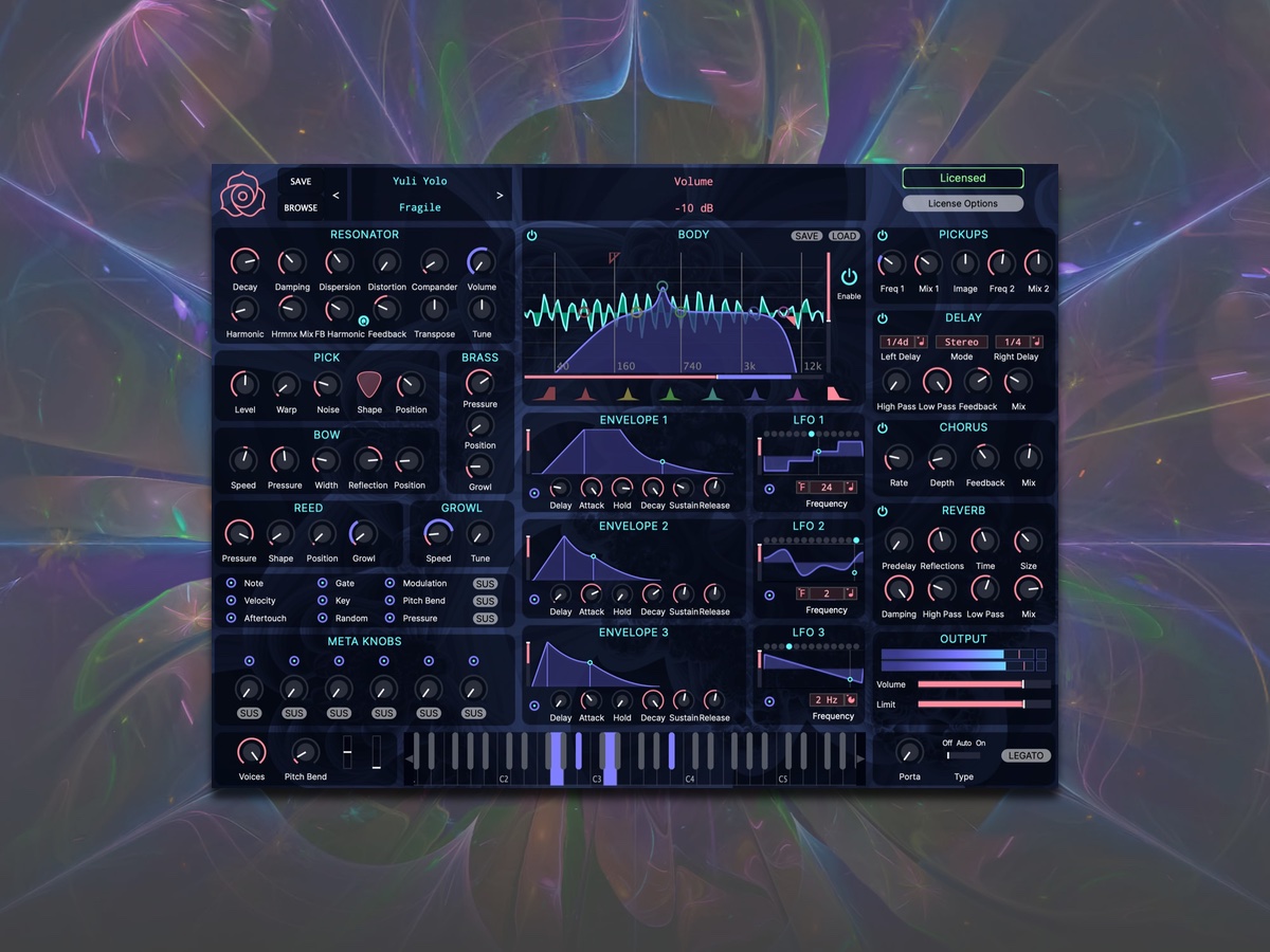 Outersect Modeler, la síntesis por modelado físico según Tracktion ...