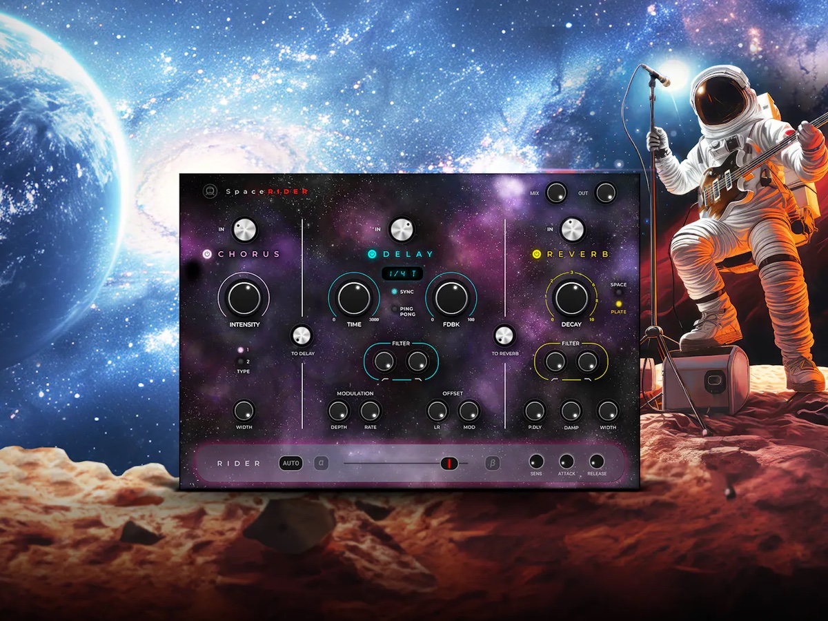 Waves Space Rider chorus, delay y reverb condimentados con