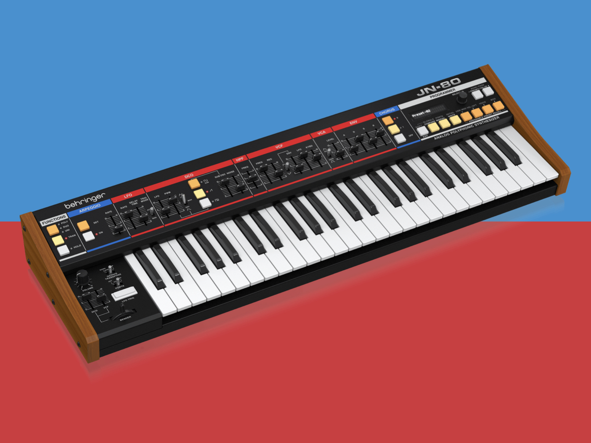 Behringer JN‑80, un Juno‑60 de 8 voces con aftertouch polifónico por 569 dólares