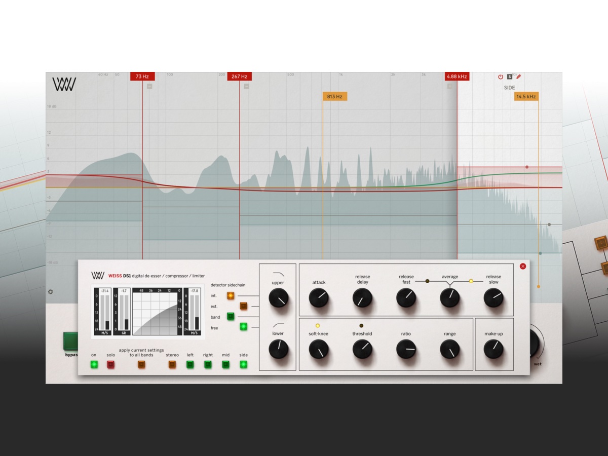 Softube Weiss DS5 Multiband Compressor: cinco bandas de precisión Weiss DS1