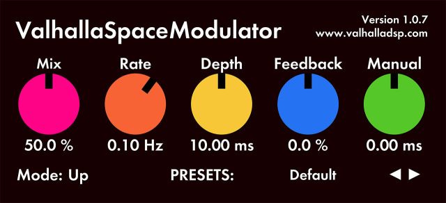 Valhalla DSP Valhalla Space Modulator