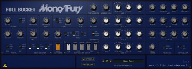 Full Bucket Music Mono/Fury