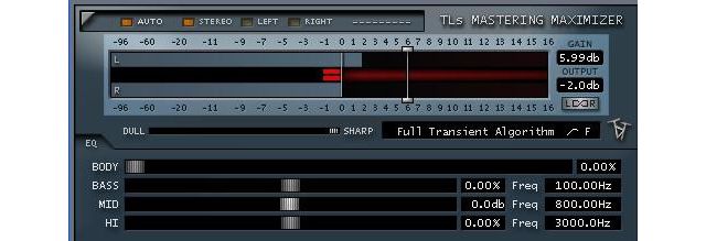Tin Brooke Tales Audio TLs- Maximizer
