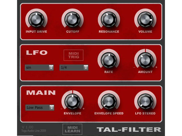 Togu Audio Line Tal Filter