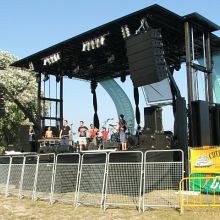 Escenario móvil montado
