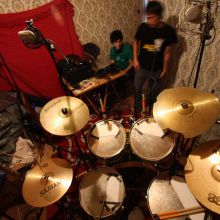 GTW - Bateria en procés de Grabació