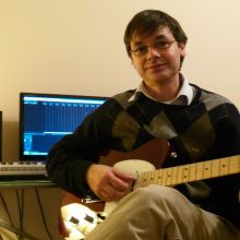 GTW Con mi Telecaster en mi estudio casero