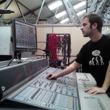 Trabajando en Orbital Sound (London)