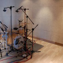 Grabando baterias pop