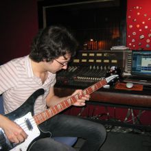 Grabando bajos