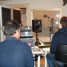 Francesc y Ferran en estudios Reclab