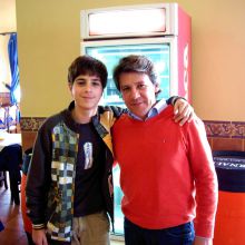 con Antonio (de Pekin Express)