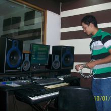 Yo en el studio