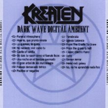 Kreaten - Dark Wave Digital Ambient - Back