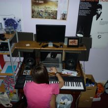 Mi pequeñin y cutre home studio