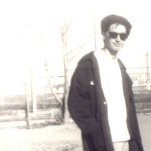 En 1987, preparado para concierto instituto Albacete
