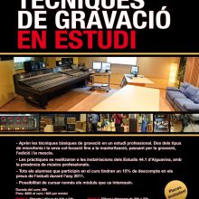 Curso de técnicas de grabación en estudio