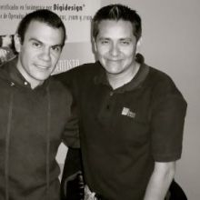 Con Oscar Barrientos en Certificación de diseño Meyer Sound