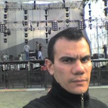 Montaje, calibración Andres Calamaro, Bogota - Colombia