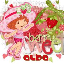 Tarta de fresa para Alba