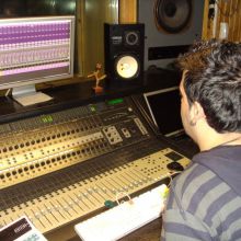 Grabando el himno del Granada C.F