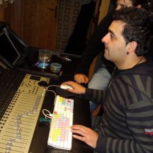Grabando el himno del Granada C.F