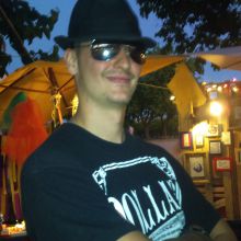 Yo en el festival alternativo en Sevilla