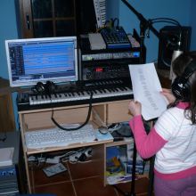 Mi estudio antes....