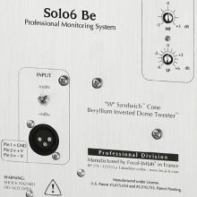 Focal Solo 6  - detalle controles