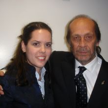 Garlu con Paco de Lucía
