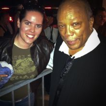Garlu con Quincy Jones