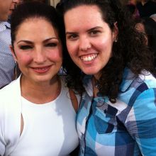 Garlu con Gloria Estefan