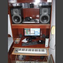 Mi pequeño estudio de grabacion.