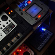 Mi Korg Kaos Pad2 y sus compis