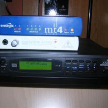 MT4, interface FIREWIRE y modulo de sonidos