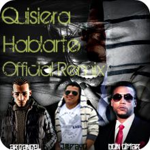 Cover - Quisiera Hablarte Remix