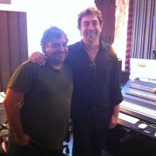 Grabando con Bardem